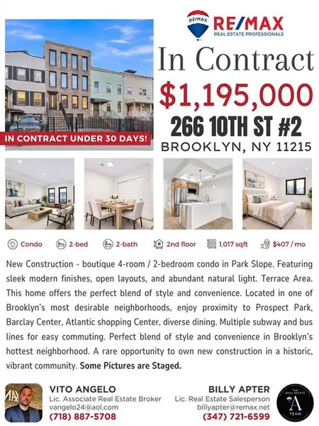 266 10th ST #2, Brooklyn, NY 11215