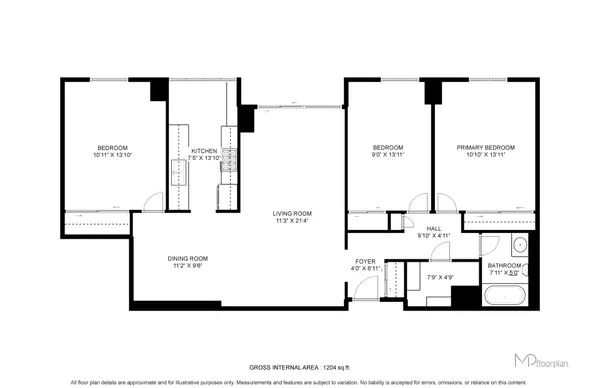 21 KNIGHTSBRIDGE RD #1507, Brampton, ON L6T 3Y1