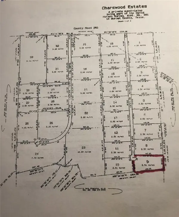 Lot 9 Misty Woods, Bertram, TX 78605