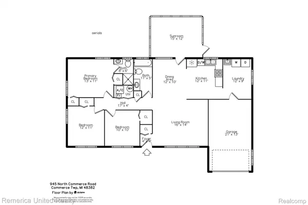 945 N Commerce RD, Commerce Charter Township, MI 48382