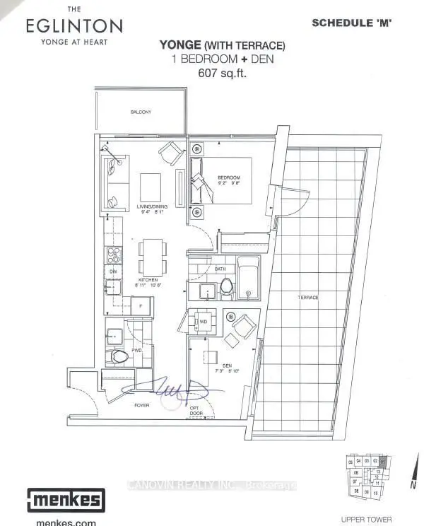 125 Redpath Ave 1001 AVE N #1001, Toronto C10, ON M4S 0B5