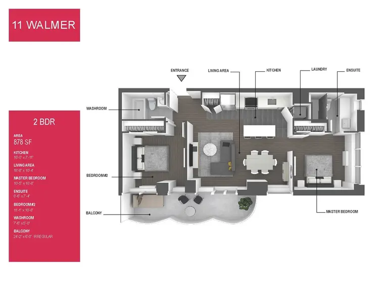 11 Walmer RD #306, Toronto C02, ON M5R 2W9