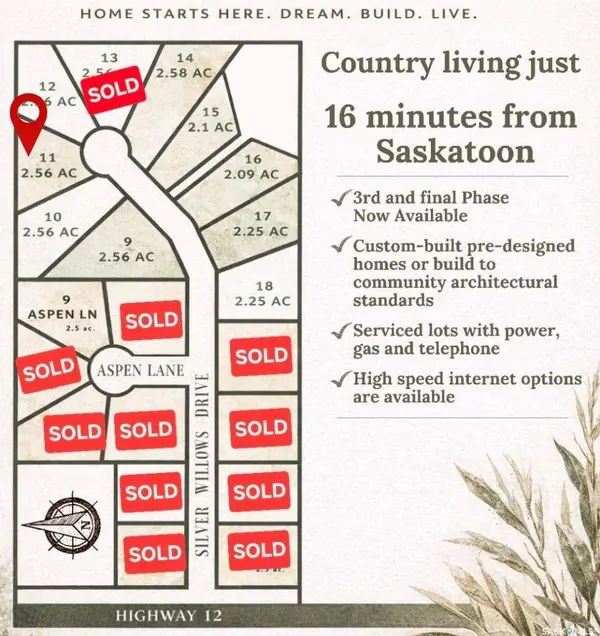 16 Silver Willows DRIVE, Laird Rm No. 404, SK S0K 1Z0