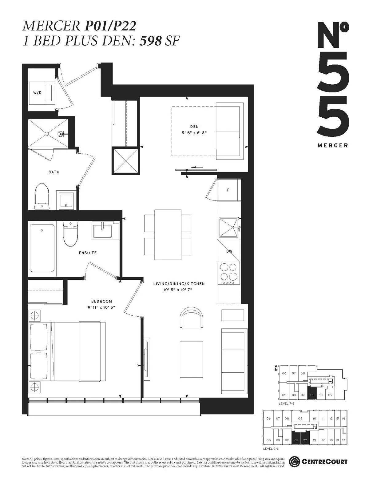 55 Mercer ST #322, Toronto C01, ON M5V 0W4