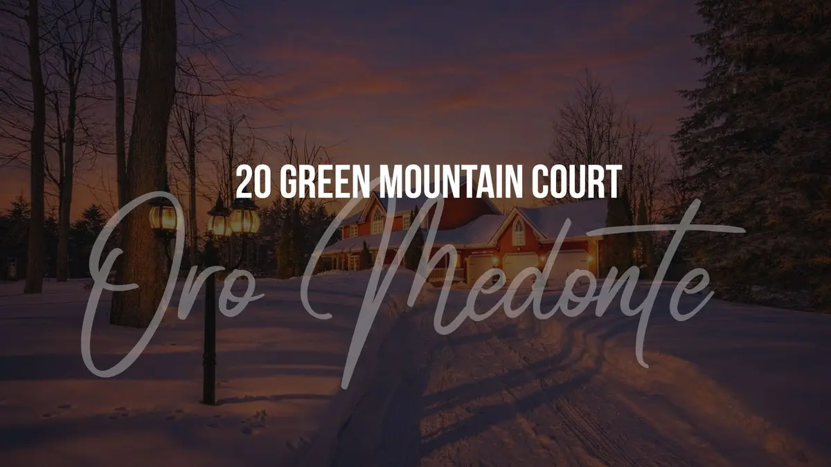 20 Green Mountain CT, Oro-medonte, ON L0L 2L0