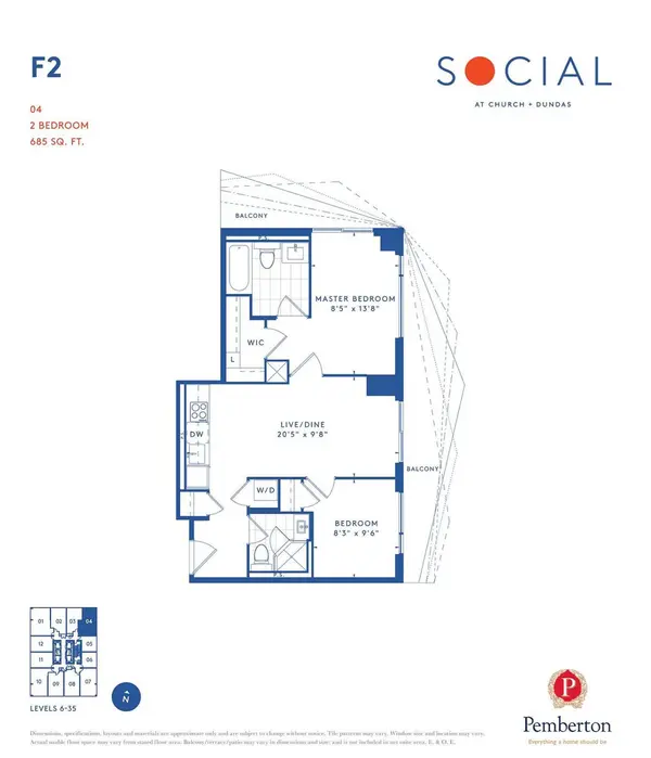 100 Dalhousie ST #1104, Toronto C08, ON M5B 0C7