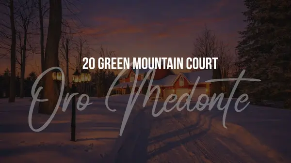 20 Green Mountain CT, Oro-medonte, ON L0L 2L0