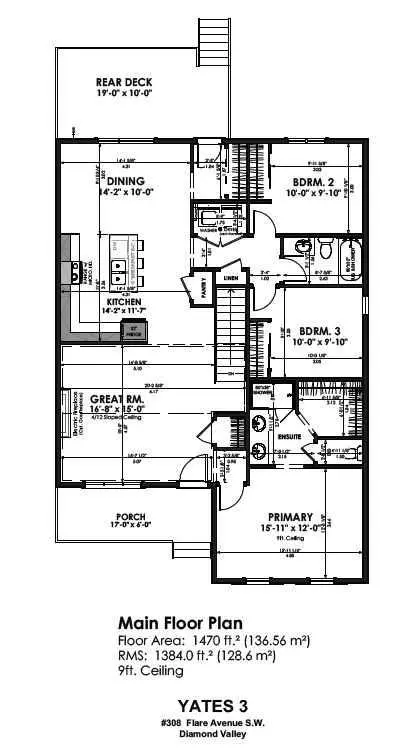 308 Flare AVE SW, Diamond Valley, AB T0L 2A0