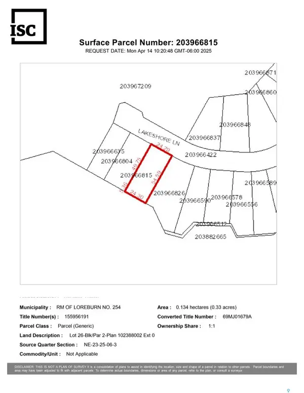257 Lakeshore LANE, Diefenbaker Lake, SK S0H 1J0