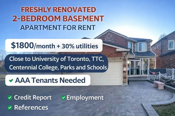 59 Houndtrail DR #Basement, Toronto E10, ON M1C 4K2