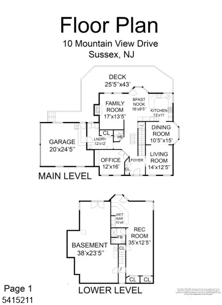 10 Mountain View Dr, Wantage Twp., NJ 07461