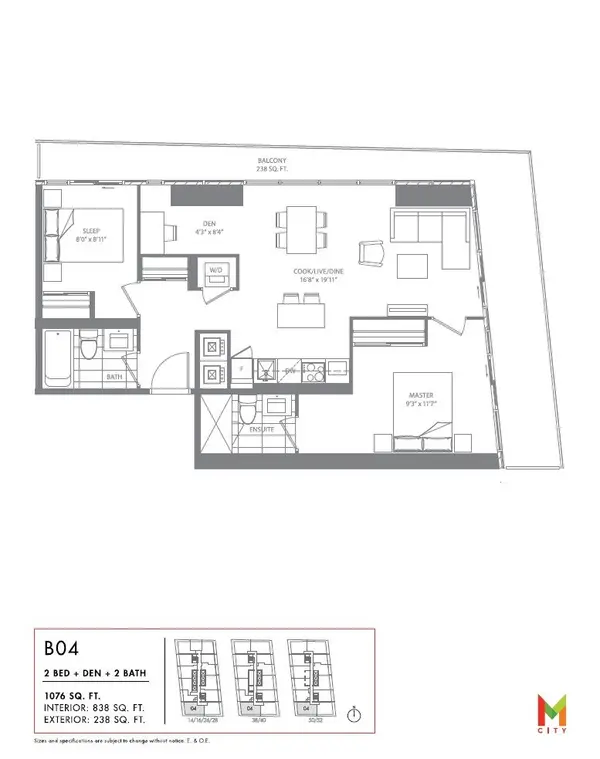 3900 Confederation Pkwy #3804, Mississauga, ON L5B 0M3