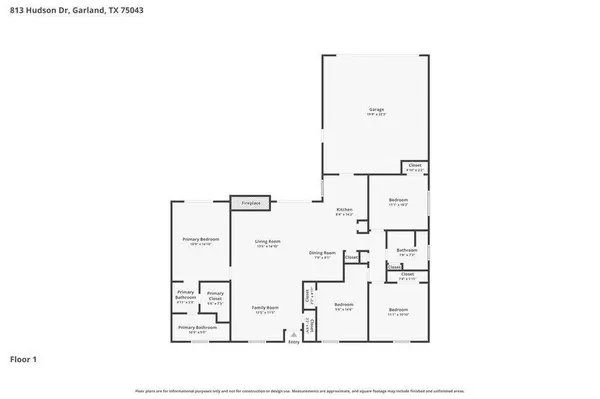 813 Hudson Drive, Garland, TX 75043