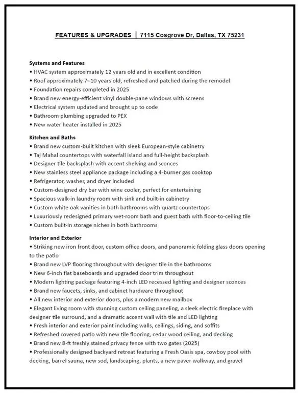 7115 Cosgrove Drive, Dallas, TX 75231