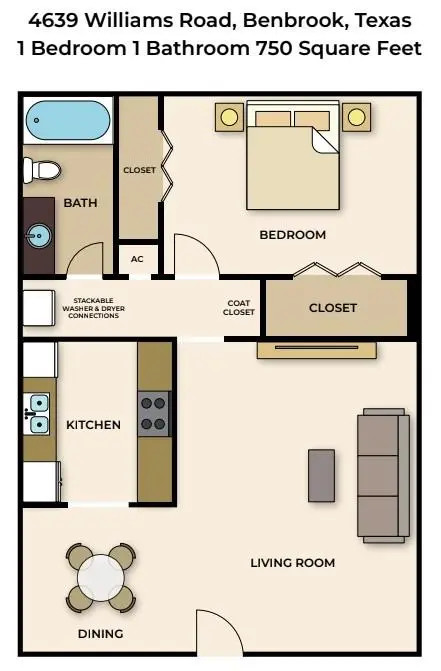 4639 Williams Road #205, Benbrook, TX 76116