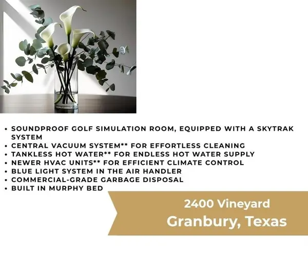 2400 Vineyard Drive, Granbury, TX 76048