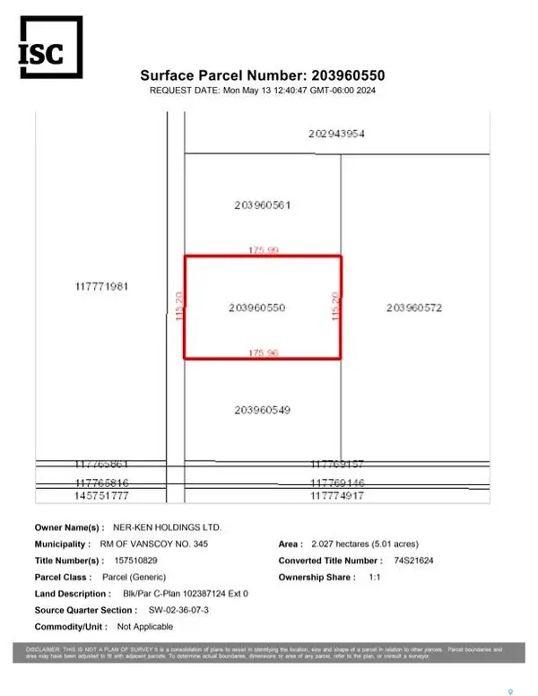1 Rural Address, Vanscoy Rm No. 345, SK S0L 3J0