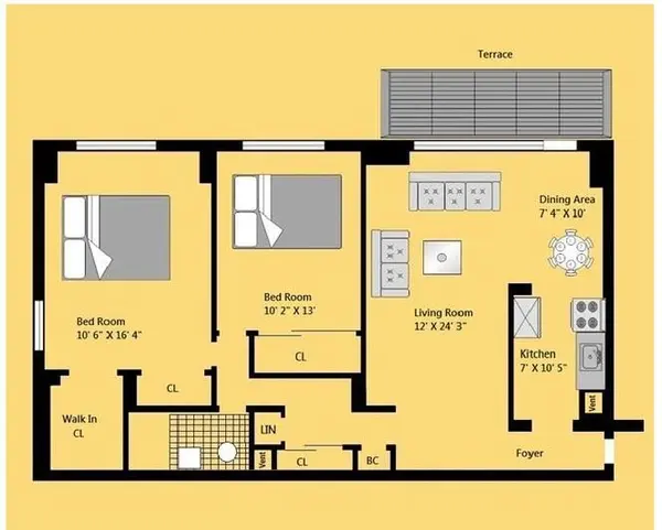 464 Neptune AVE #3F, Brooklyn, NY 11224