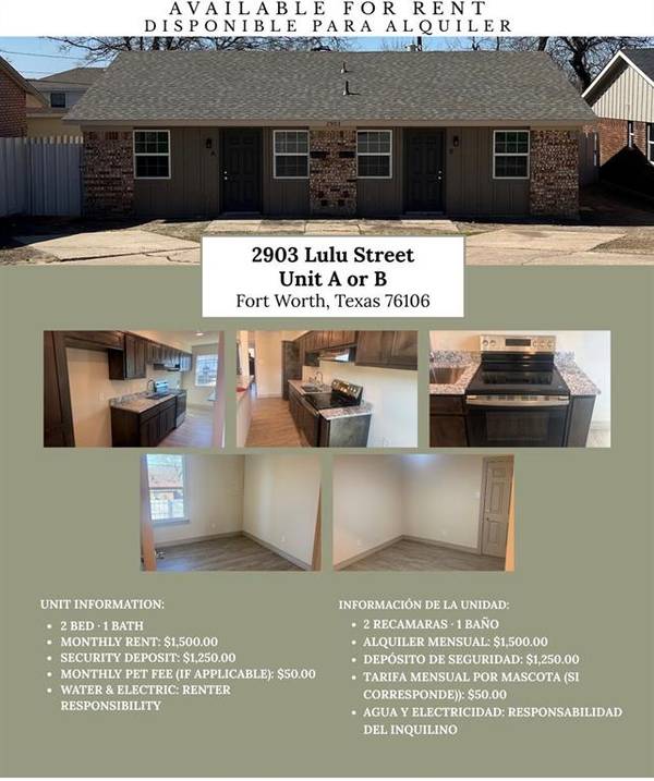 2903 Lulu Street, Fort Worth, TX 76106