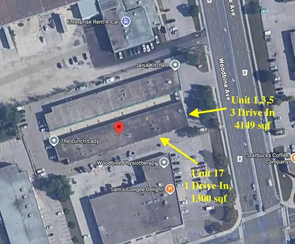 7370 Woodbine AVE #Unit 1,3,5 & 17, Markham, ON L3R 1A5