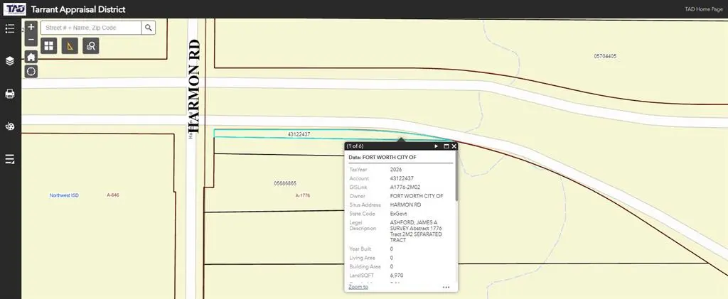 0 Harmon Road, Haslet, TX 76177