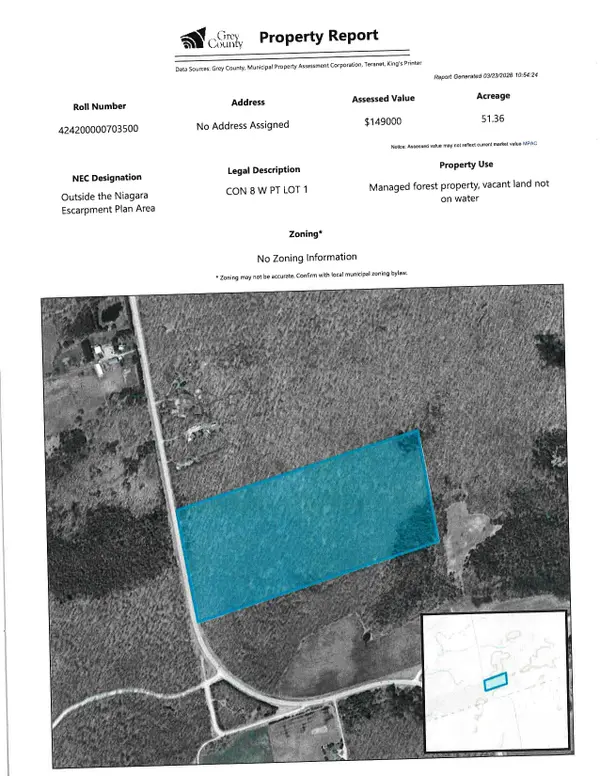 LT 1 8 Concession, Blue Mountains, ON N0H 2E0