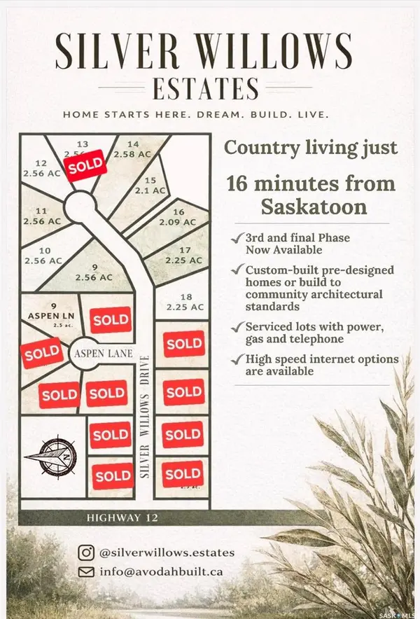 18 Silver Willows DRIVE, Laird Rm No. 404, SK S0K 1Z0