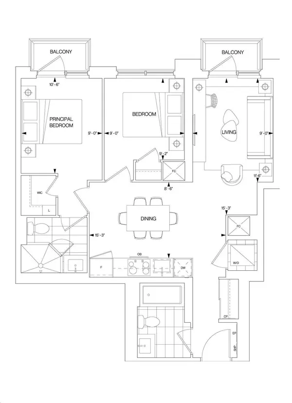 60 Central Park Pkwy #2110, Toronto W08, ON M9A 3K1