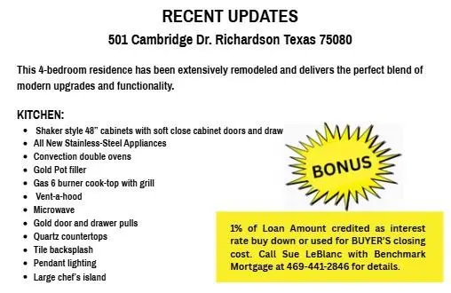 501 Cambridge Drive, Richardson, TX 75080