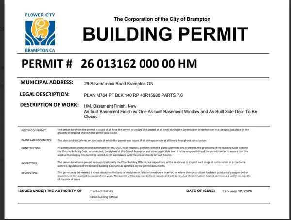 28 Silverstream RD, Brampton, ON L6Z 3W5