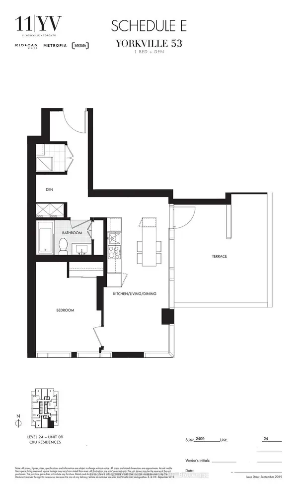 11 Yorkville AVE #2409, Toronto C02, ON M4W 0B7