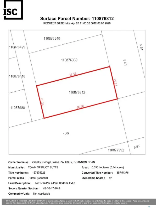 200 5th STREET, Pilot Butte, SK S0G 3Z0