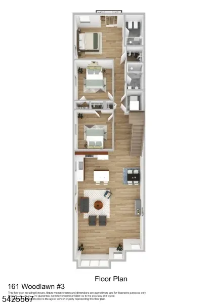 161 Woodlawn Ave #3, Jersey City, NJ 07305