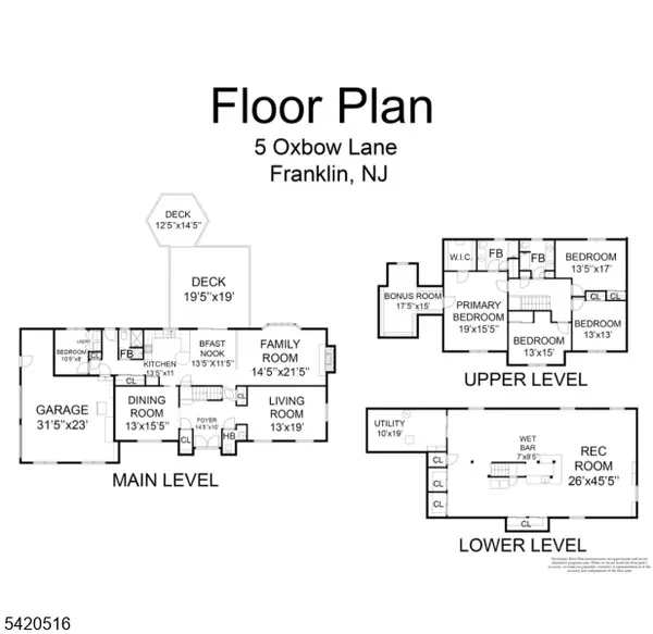 5 Oxbow Ln, Hardyston Twp., NJ 07416