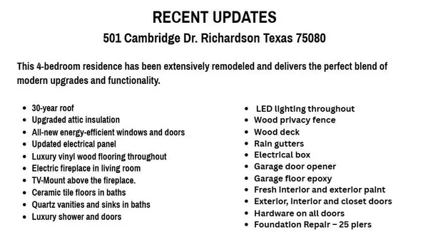 501 Cambridge Drive, Richardson, TX 75080