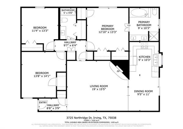 3725 Northridge Drive, Irving, TX 75038