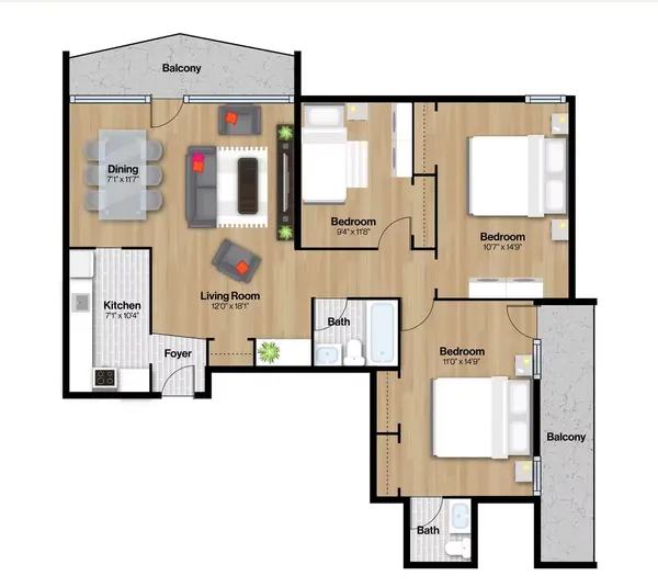 150 Graydon Hall DR #902, Toronto C13, ON M3A 3B3