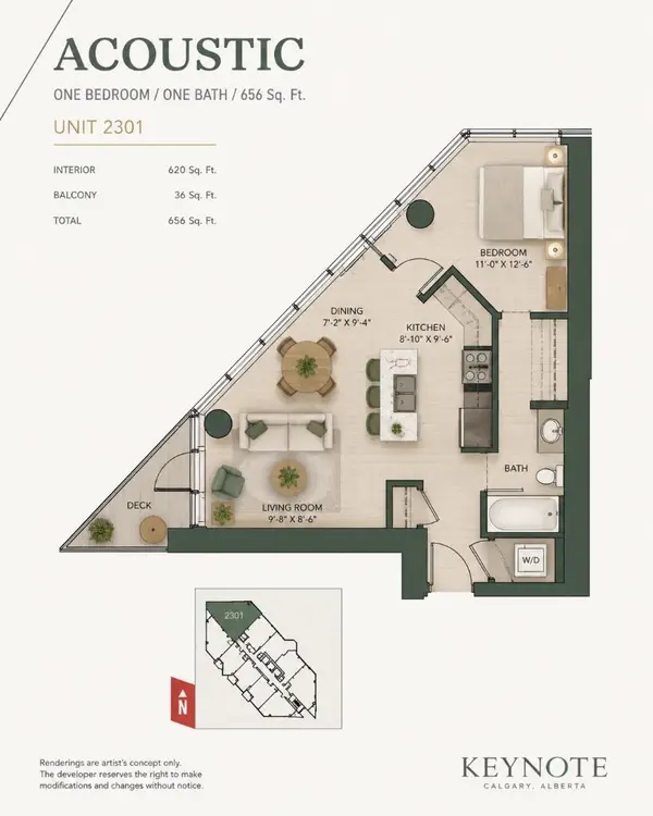 225 11 AVE SE #2301, Calgary, AB T2G 0G3