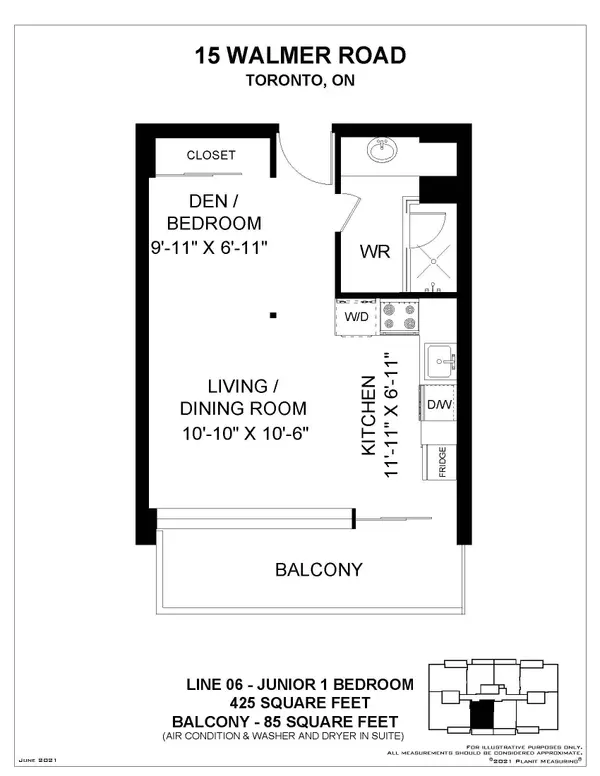 15 Walmer RD #306, Toronto C02, ON M5R 2X1