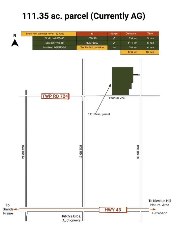 SE-25-72-5-W6 RGE RD 50, Rural Grande Prairie No. 1 County Of, AB T0H 3C0