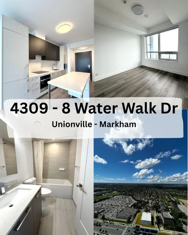 8 Water Walk DR #4309,  Markham,  ON L3R 6L4