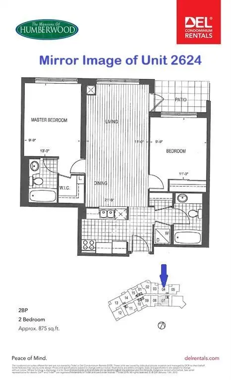 700 Humberwood BLVD #2624, Toronto W10, ON M9W 7J4