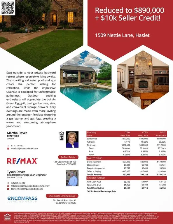 1509 Nettle Lane, Haslet, TX 76052