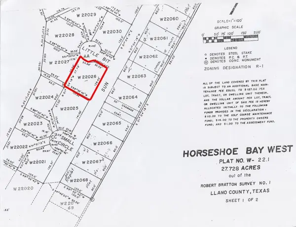 LT W22026 Sun Ray/Little Bit, Horseshoe Bay, TX 78657