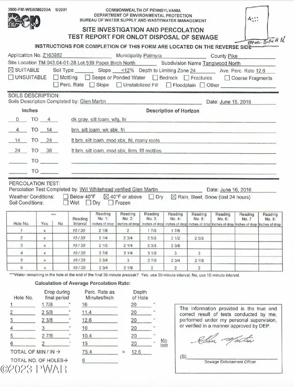 Lot 539 Paper Birch North, Tafton, PA 18464