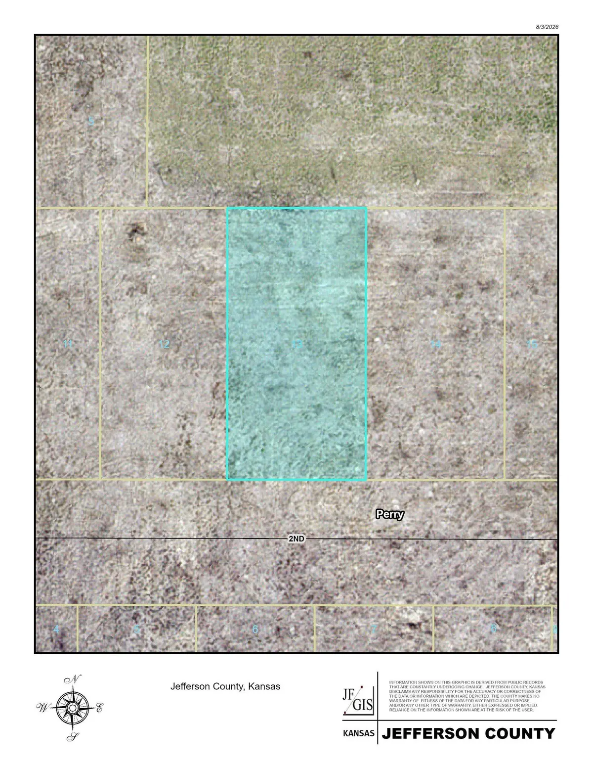 Lot 13 2nd ST, Perry, KS 66073
