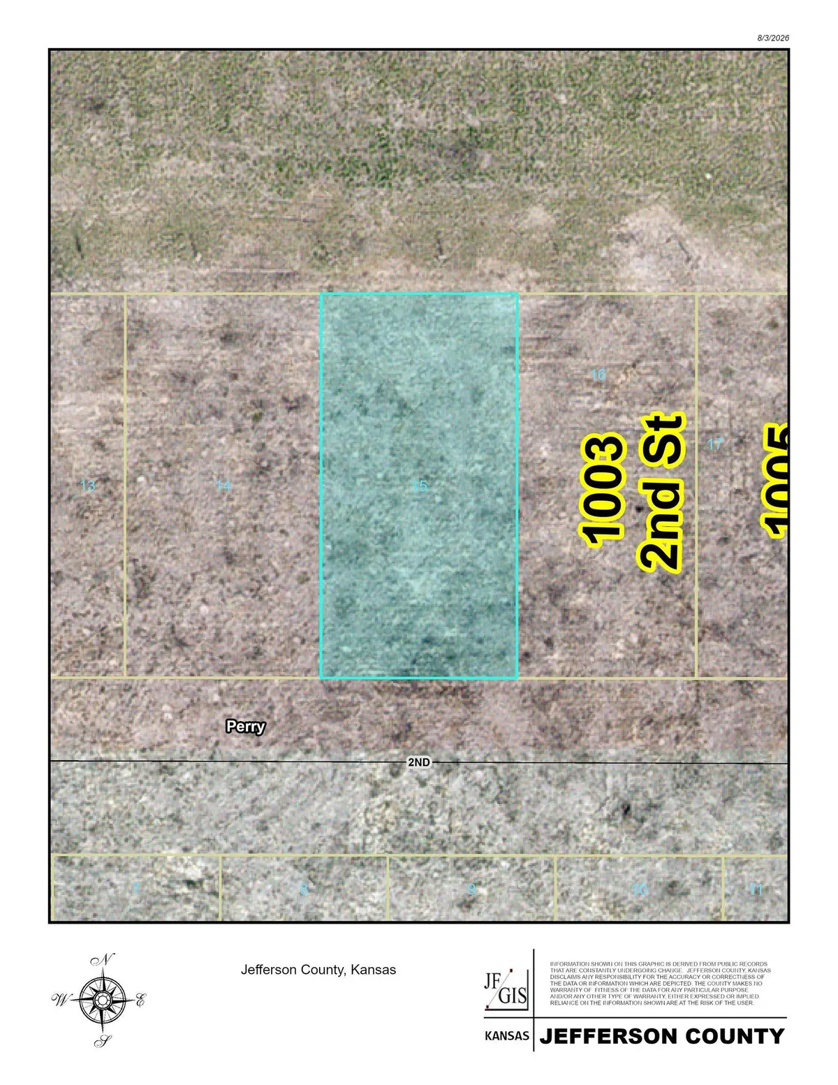 Lot 15 2nd ST, Perry, KS 66073
