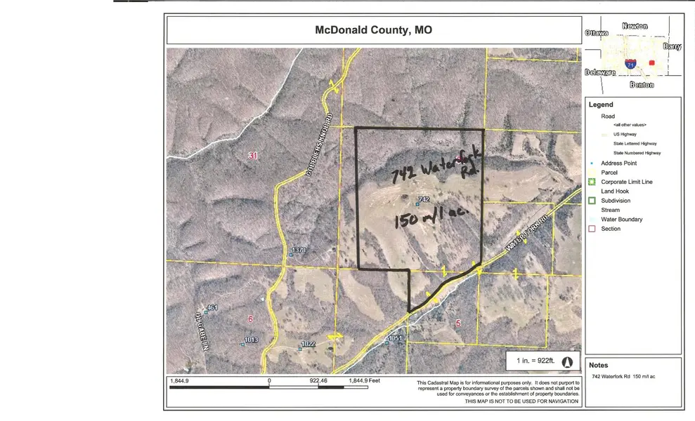 742 Waterfork Road, Pineville, MO 64856