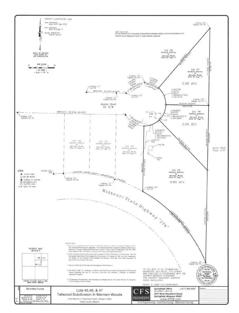 Lot 45-47 Azalea RD, Merriam Woods, MO 65740