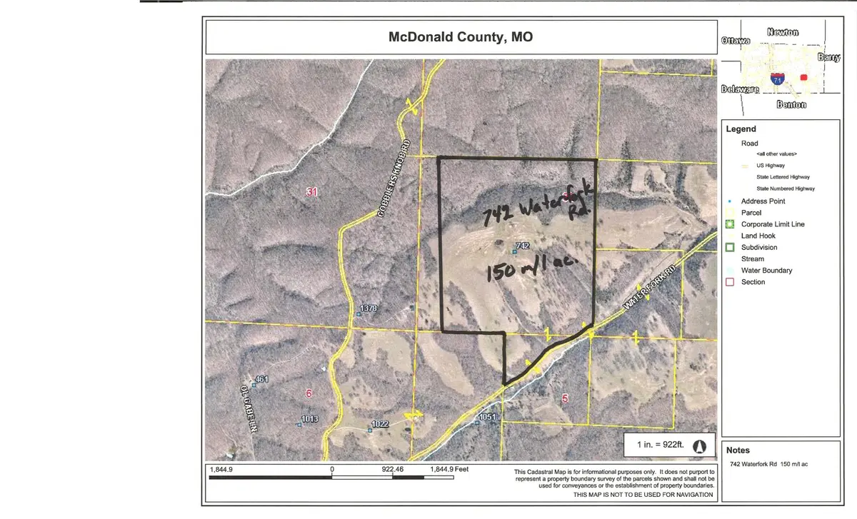 742 Waterfork Road, Pineville, MO 64856